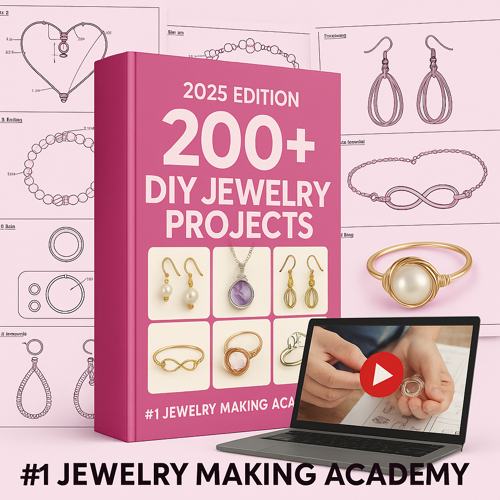 The Jewelry Academy - (Full Video-Course - 500+ Patterns - 200+ Projects - Bonuses - Lifetime Access)